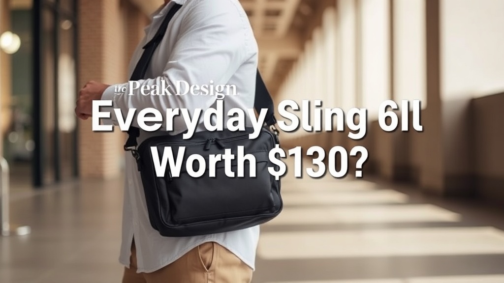 Is the Peak Design Everyday Sling 6L Worth $130?