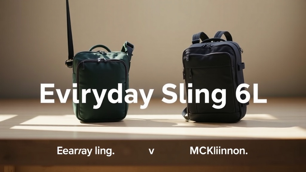 Peak Design Everyday Sling 6L Compared with McKinnon