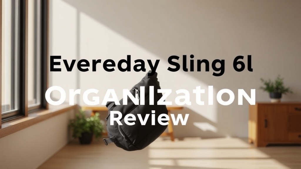 Peak Design Everyday Sling 6L Organization Review